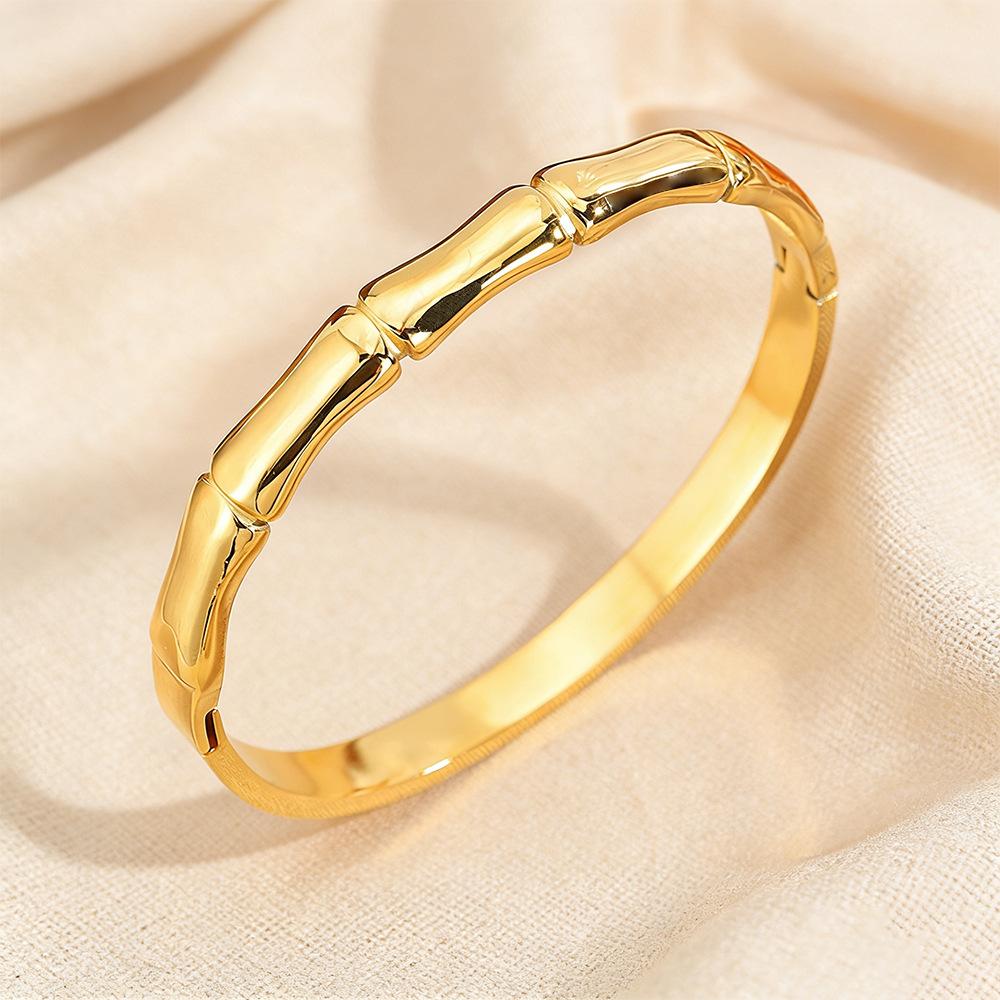 European and American Color Bamboo Light Luxury Women's Fashion Niche High-end Bracelet