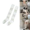 Womens Knee High Stocking Lace Top Stockings Silky Stocking Tights for Womens Girls Knee High Lace Mesh Socks