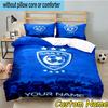 3pcs Custom Name Al Hilal Emblem Design Bedding Set Includes 1 Duvet Cover & 2 Pillowcases for All Seasons Dormitory Home Decor Christmas Gifts