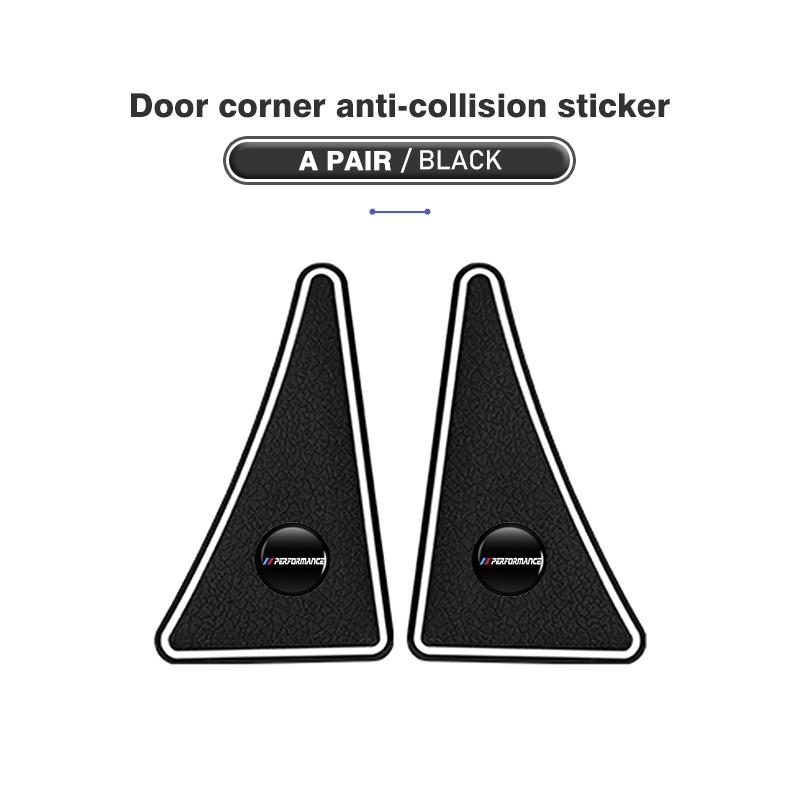 2Pcs Car Door Corner Cover Anti-collision Protection Sticker For BMW Performance X1 X3 X5 E39 E46 E90 F20 E60 F30 M3 M5