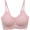 [Lycra] Ice silk seamless milk without steel ring gathering special thin beauty back text
