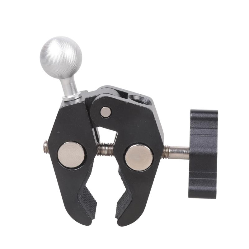 Handlebar Clamp Mount Base 17mm Ball Head for Rails 12-50mm Aluminum Bike Motorbike Phone Mount Holder Claw Clamp Base