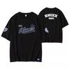 127WALK 2025 Street Style Tee: Front & Back Graphic, Casual Round Neck, Short Sleeve