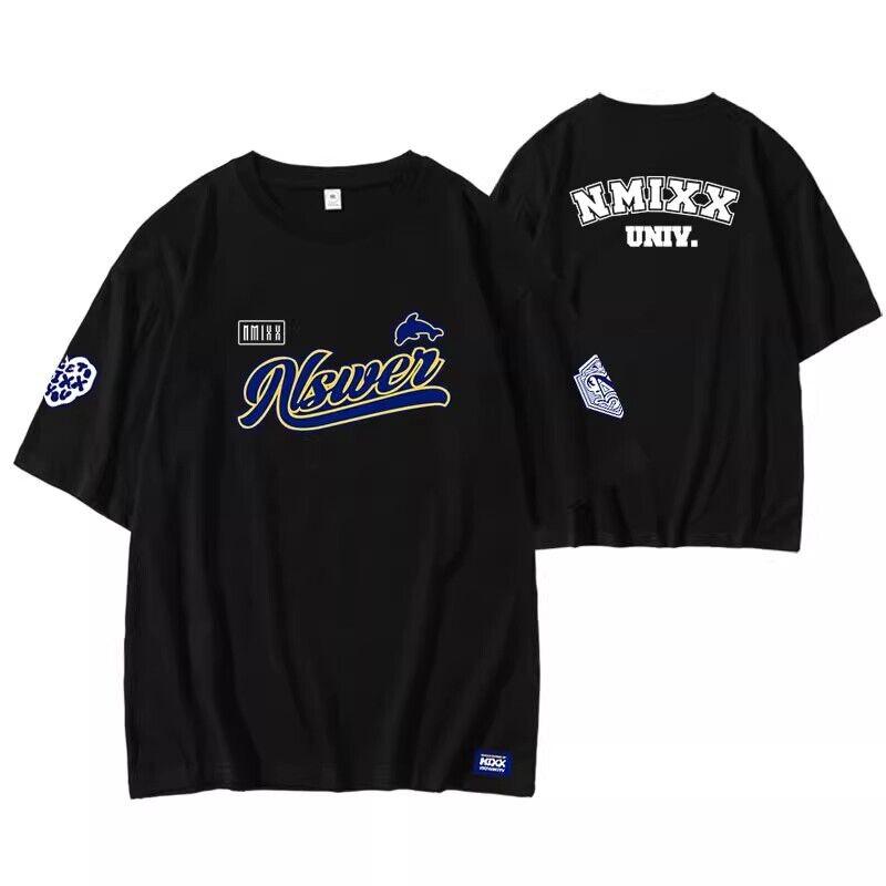 127WALK 2025 Street Style Tee: Front & Back Graphic, Casual Round Neck, Short Sleeve