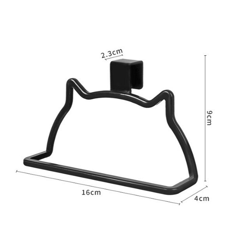 1 buc. Cârlige Drăguțe Pisicuță pentru Agățat Peste Ușă Cârlige Organizator Peste Ușă Fără Găuri Cârlig Ușă cu Bară Simplă