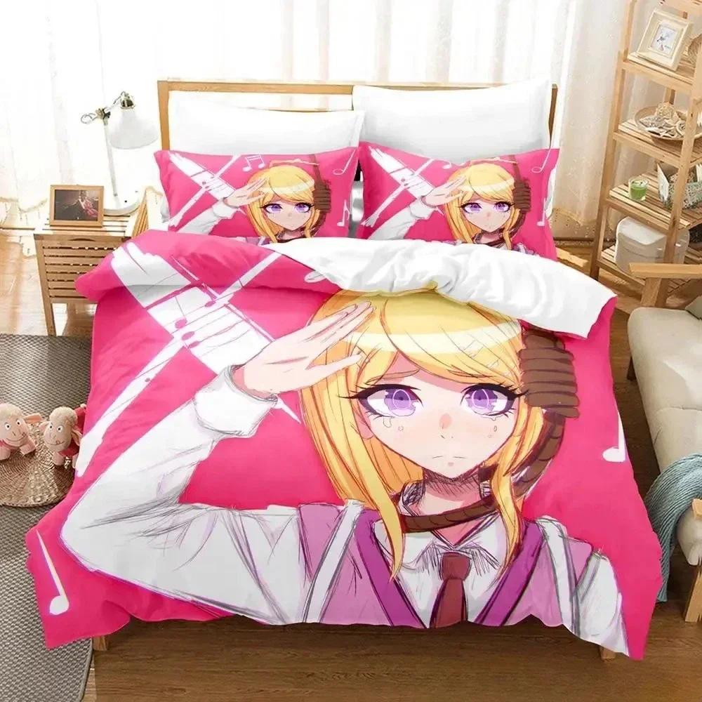 Neues Danganronpa V3 Bettwäsche-Set Bedrucktes Bettset mit Kissenbezug Bettdeckenbezug Weiche Queen-King-Size-Bettwäsche Zuhause
