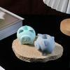 3D Piggy Hero silicone Candle Mold DIY cute pig nose gypsum craft resin cement casting mold handmade chocolate ice cake baking