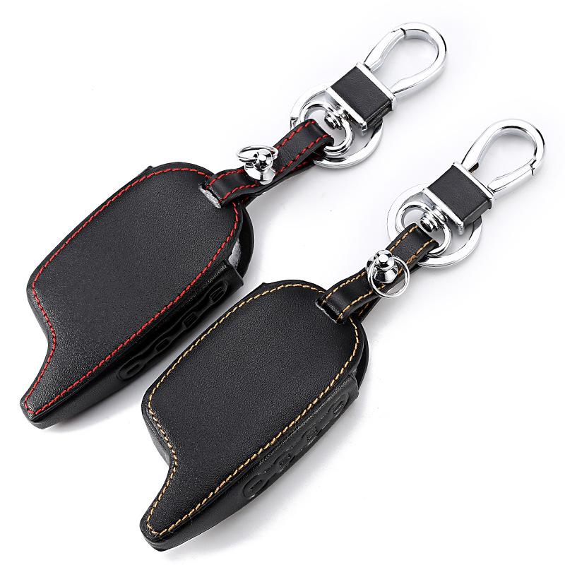 MAGICAR M7 Remote Control Genuine Leather Key Case and Keychain for Russia