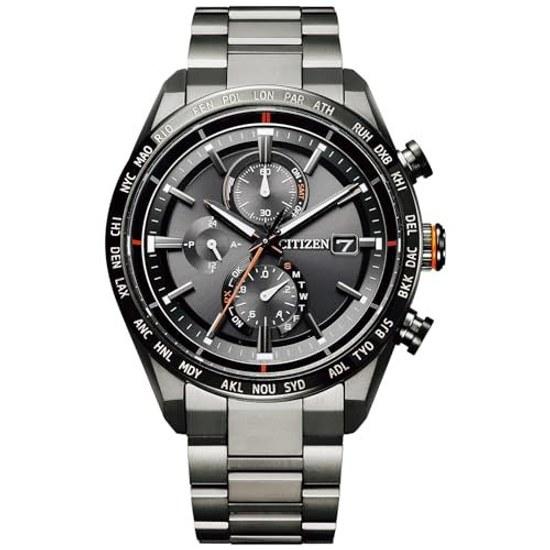 CITIZEN Wristwatch ATTESA (Radio-controlled Waterproof Advertising Model) AT8185-62E Lightweight Titanium Light-powered Eco-Drive Sapphire Glass ACT