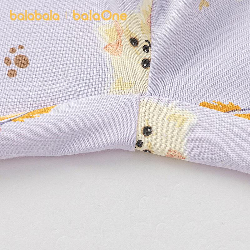 Balabala Girls' Summer Short Sleeve Pajama Set