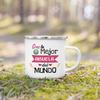 You Are Best Mom Dad Sis Bro Grandpa In The World Printed Mug Coffee Cups Camping Enamel Cup Holiday Birthday Gifts for Family