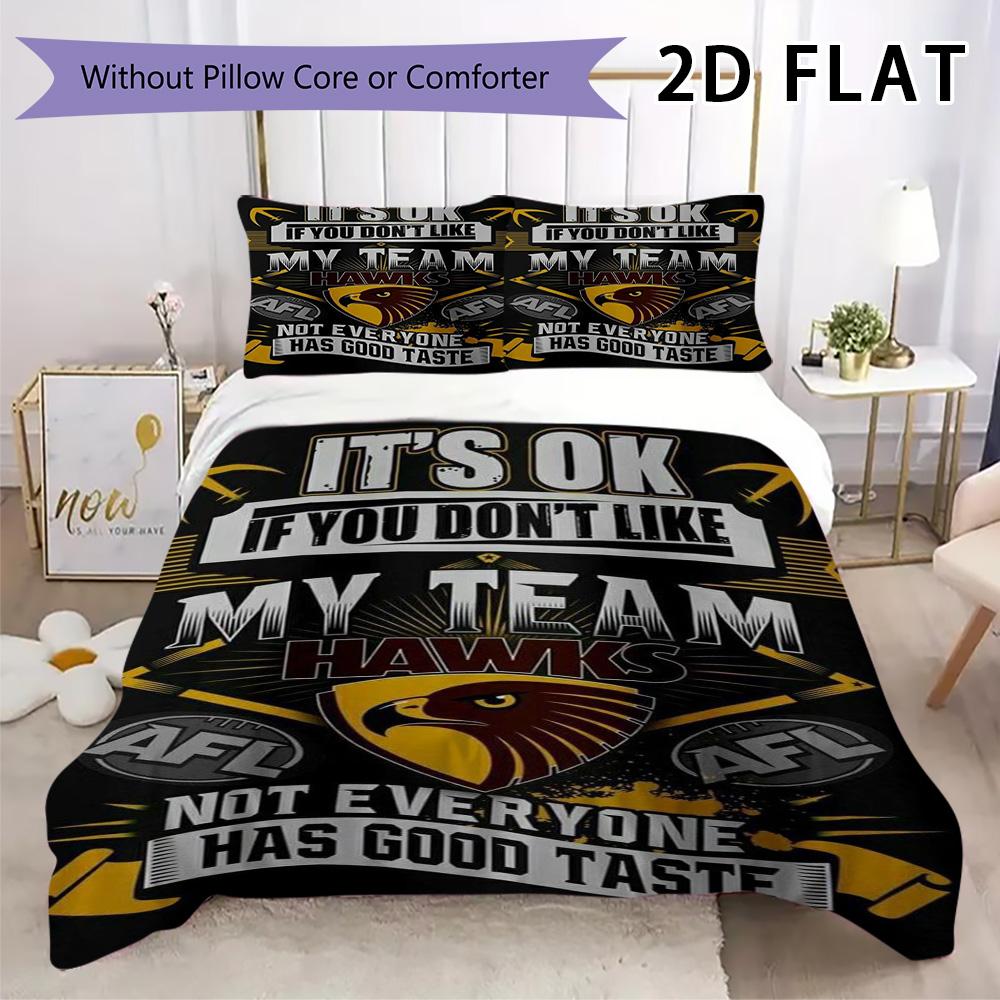 Collingwood Pattern Bedding Uilt Set Uilt Cover Pillowcase Home Decoration Birthday Gift (1 * Duvet Cover + 2 * Pillowcase Without Core)
