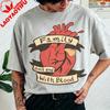 Family Don't End with Blood Supernatural Theme Shirt SPN Winchester Brothers Graphic Tee Science Fiction TV Series Gift Tshirt