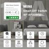 Tuya WiFi Mini Smart Switch 16A/20A DIY Relay Breaker 2-Way Control Timer Voice Control Smart Home