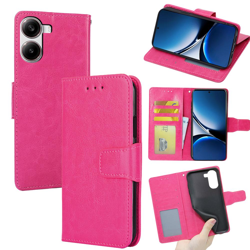 For Xiaomi Poco X7 Pro 5G/Redmi Turbo 4 5G Case Wallet PU Leather+TPU Folding Stand Phone Cover