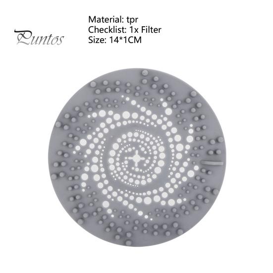 Spustowy łapacz włosów Super miękki, zapobiegający zatykaniu się TPR łapacz włosów Filtr prysznicowy korek uszczelniający osłona odpływu materiały łazienkowe