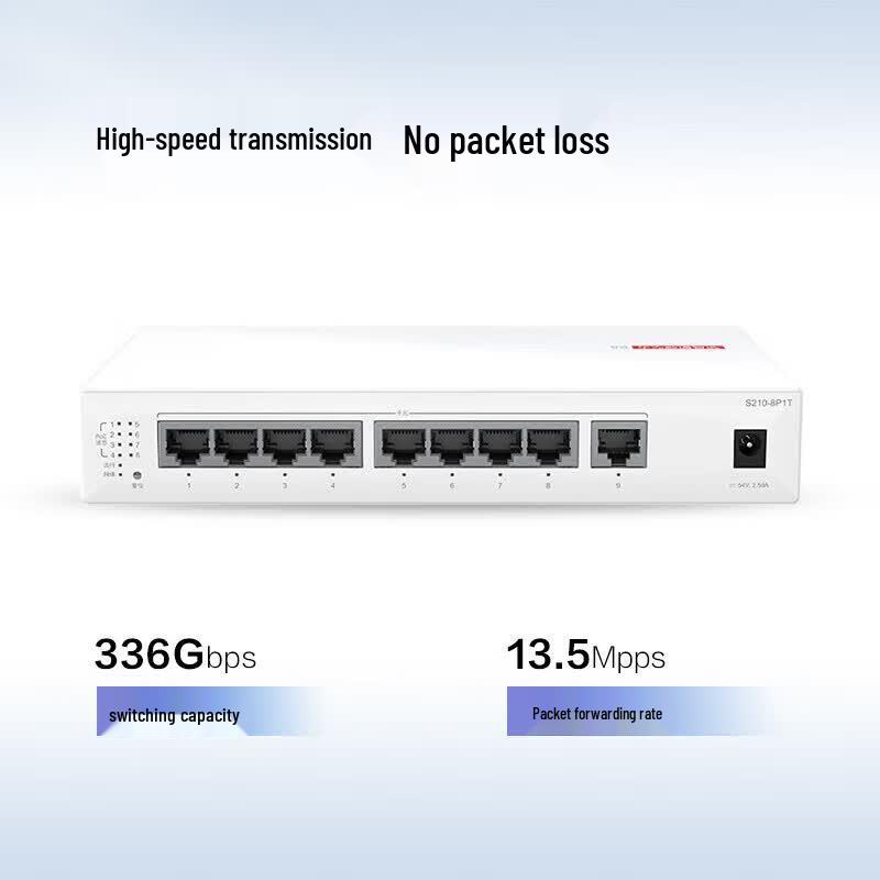 Huawei S210-8P1T Managed Gigabit PoE Switch