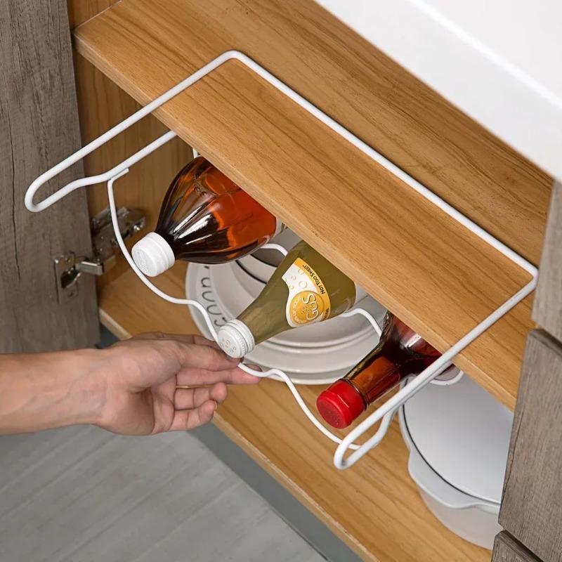 Kitchen Storage Tools Refrigerator Organizer Rack Inside Shelf Beer Wine Bottle Holder Rack Kitchen Storage Shelves Accessories
