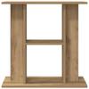 vidaXL Aquariumständer Artisan-Eiche 60x30x60 cm Holzwerkstoff