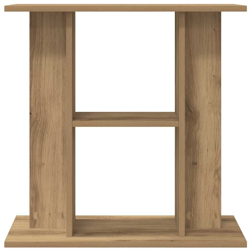vidaXL Aquariumständer Artisan-Eiche 60x30x60 cm Holzwerkstoff