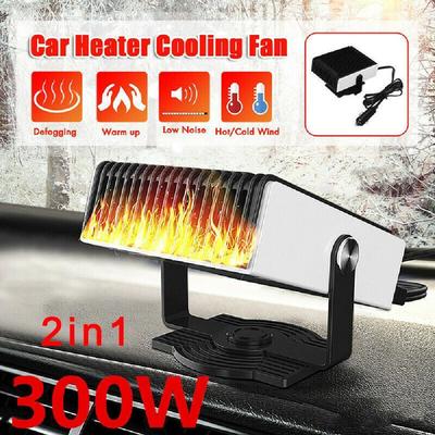 12/24V 150W Aquecedor de carro Aquecedor automático potável Descongelador Ventilador elétrico Secador de alta potência Aquecimento Resfriamento Pára-brisas Desembaçamento Descongelamento