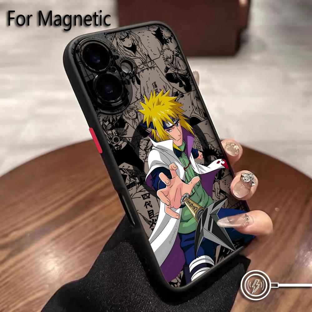 Narutos Minatos Namikazes Phone Case for iPhone 17 16 15 14 13 12 11 Air Pro Max Mini XR XS X 7 8 6 6s Plus Matte Magnetic