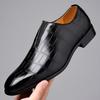 Men Dress Shoes Business Leather Shoes  Designer Breathable Loafers Fashion Wedding Party Shoes Slip on Plus Size Oxfords