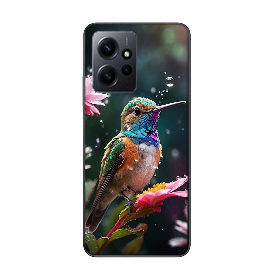 The Spirit of Hummingbirds Phone Case For Redmi 12 13C 12C 15C 9 10 10C Note 13 Pro Plus 14 15 Pro 9T 9C 9A TPU Soft Cover Clear