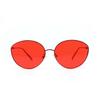 Glasses 813029 Oval Modified Face Retro Punk Metal Sunglasses Women'S Sunglasses Men'S
