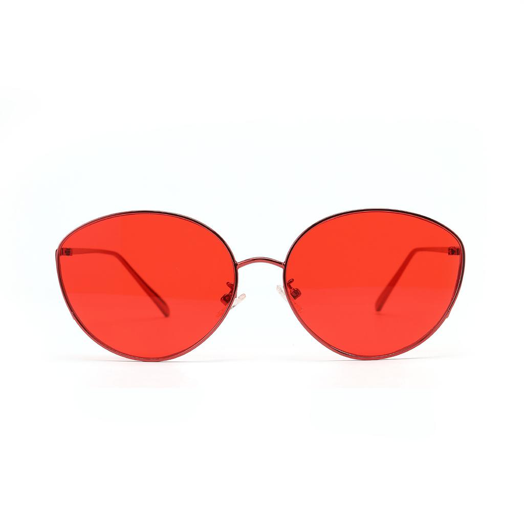 Glasses 813029 Oval Modified Face Retro Punk Metal Sunglasses Women'S Sunglasses Men'S