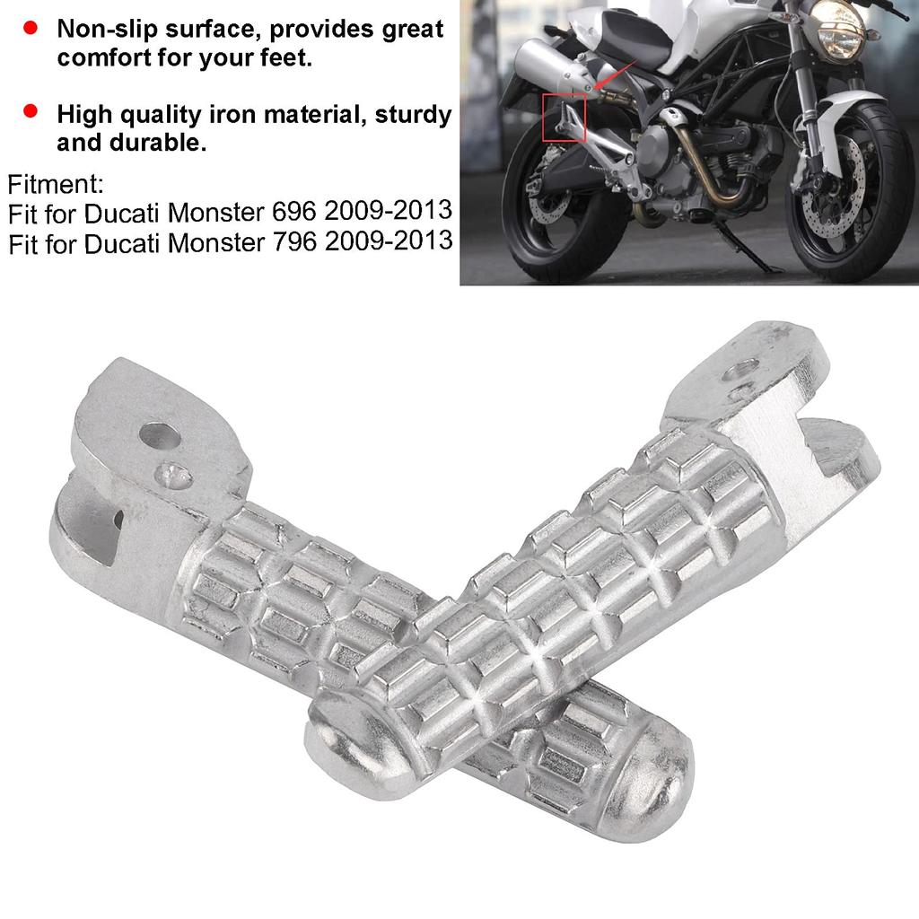 Ongwan Footrest Motorcycle Pedals Rear Foot Pegs Foot Pegs Bike Parts Motorcycle Rear Foot