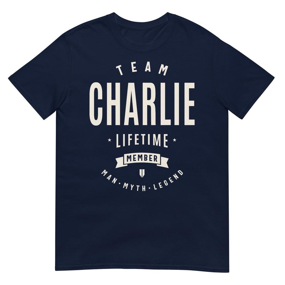Team Charlie Lifetime Member Funny Name Charlie TShirt S