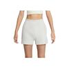 Nike Sportswear Chill Knit Comfortable Breathable Mid-Waist Casual Shorts Women Bottoms Light-Redwood-Brown FN3675-104