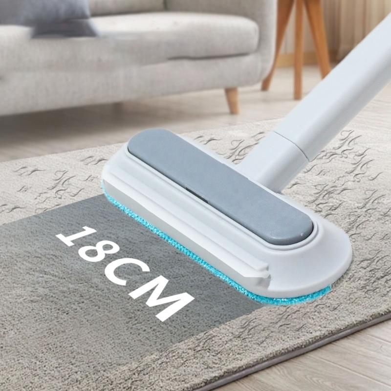Double Direction Bristle Cleaning Tool Long Handle Design For Effortlessly Pet Hair Pickup On Various Textured Surfaces