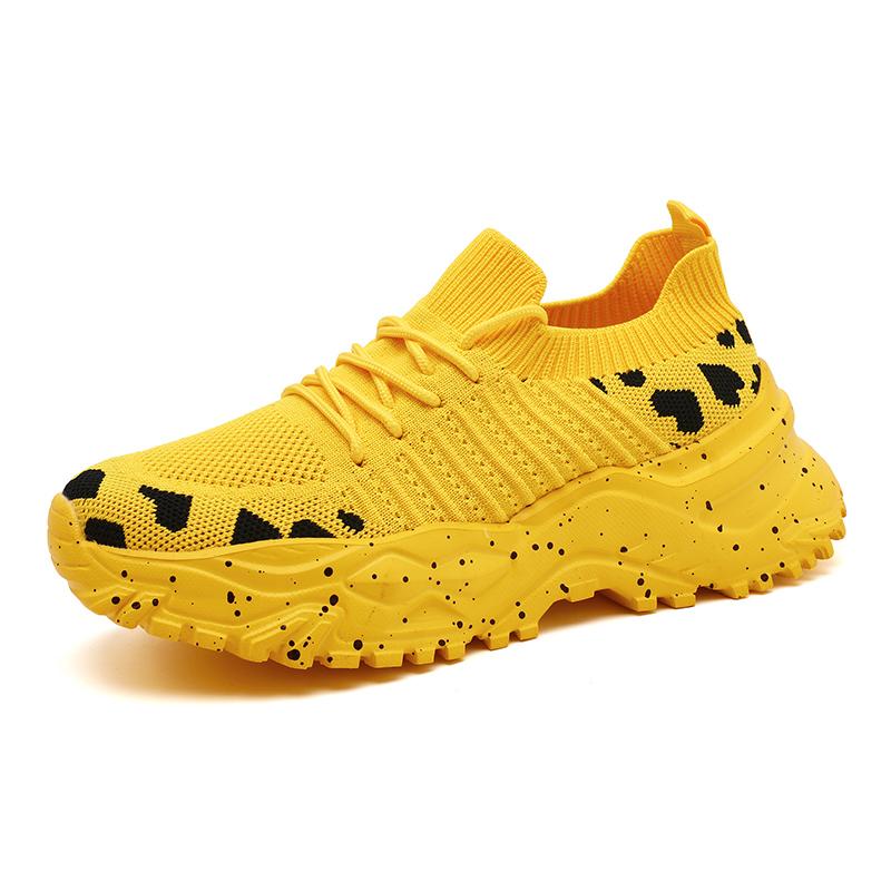 

Women s Thick Soles Increase Running Shoes Joker Casual Lace-up Mesh Breathable And Comfortable Running Shoes Anti-Slip Sports 42