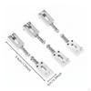 6 Pieces Guitar Saddles Intonation Electric Bridge Tremolo Saddle Set for