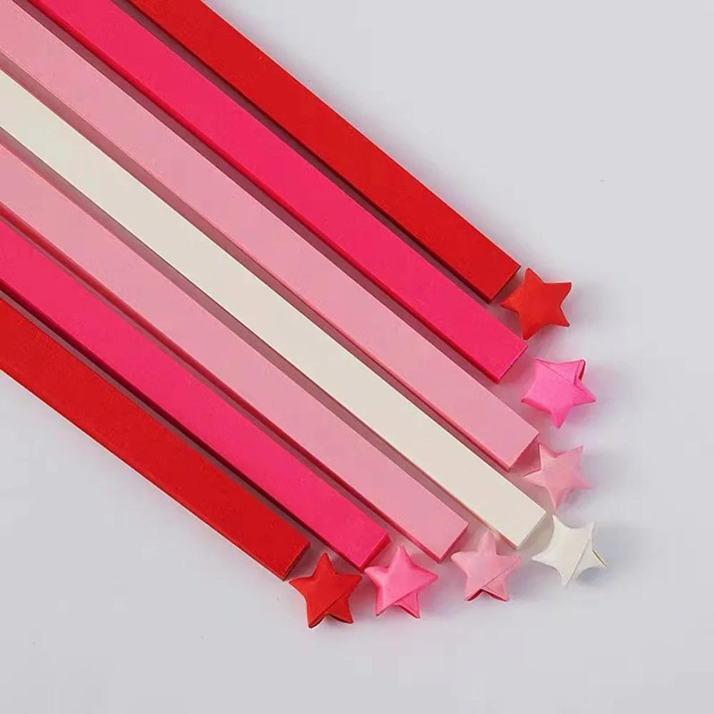 540pcs Double Side Origami Star Papers Lucky Star Decoration Paper for Lucky Stars Folding DIY Hand Art Crafts School Teaching