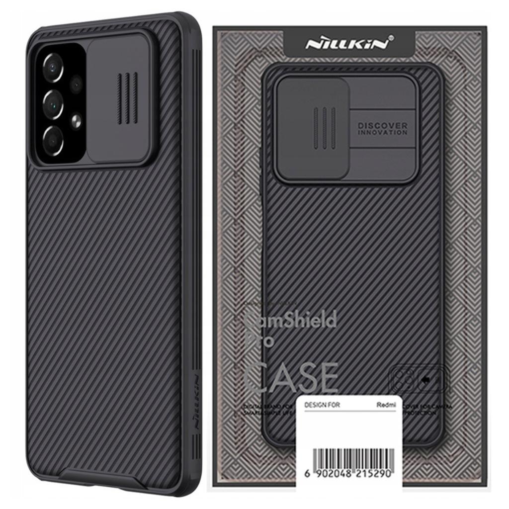 Nillkin Camshield Pro Case Pancerne Etui Pokrowiec Osłona Na Aparat Kamerę Samsung Galaxy A73 Czarny