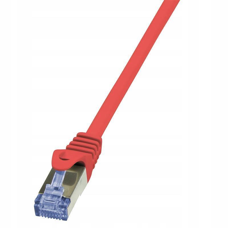 Patchcord LogiLink CQ3054S Cat.6A S/FTP 2m czerwony