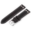 Vintage Discoloration Oil Wax Genuine Leather Watchband 18mm 20mm 22mm 24mm Rivet Bracelet Quick Release Watch Strap for Men