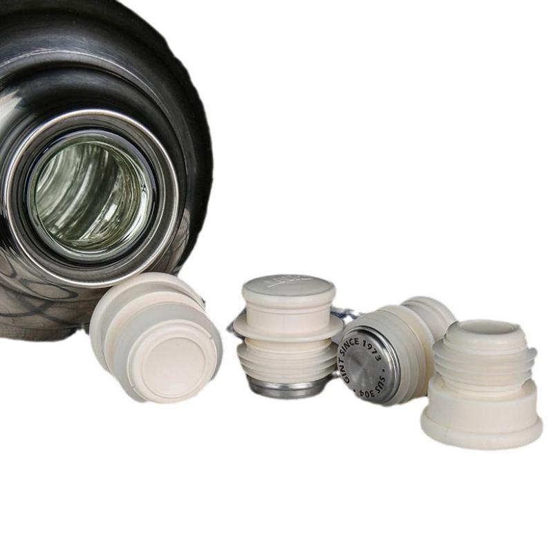 1Pcs Thermos Cup Accessories Thermos Bottle Stopper Stainless Steel Silicone Food Grade Kettle Cover S/L Replacement Parts
