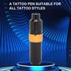  Tattoo Machine Aluminum Alloy Tattoo Pen Machine Professional Rotate Cartridge Tattoo Pen with Tattoo Clip Cord