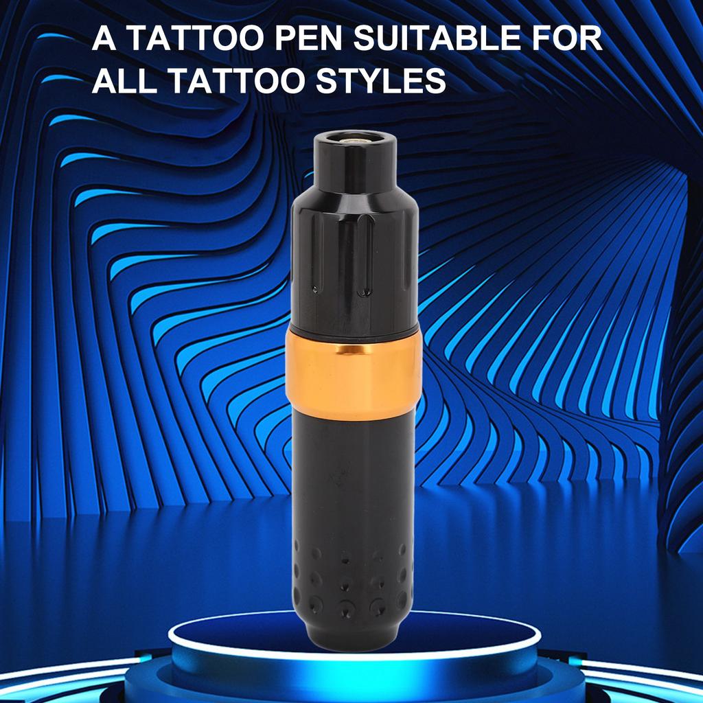 Tattoo Machine Aluminum Alloy Tattoo Pen Machine Professional Rotate Cartridge Tattoo Pen with Tattoo Clip Cord