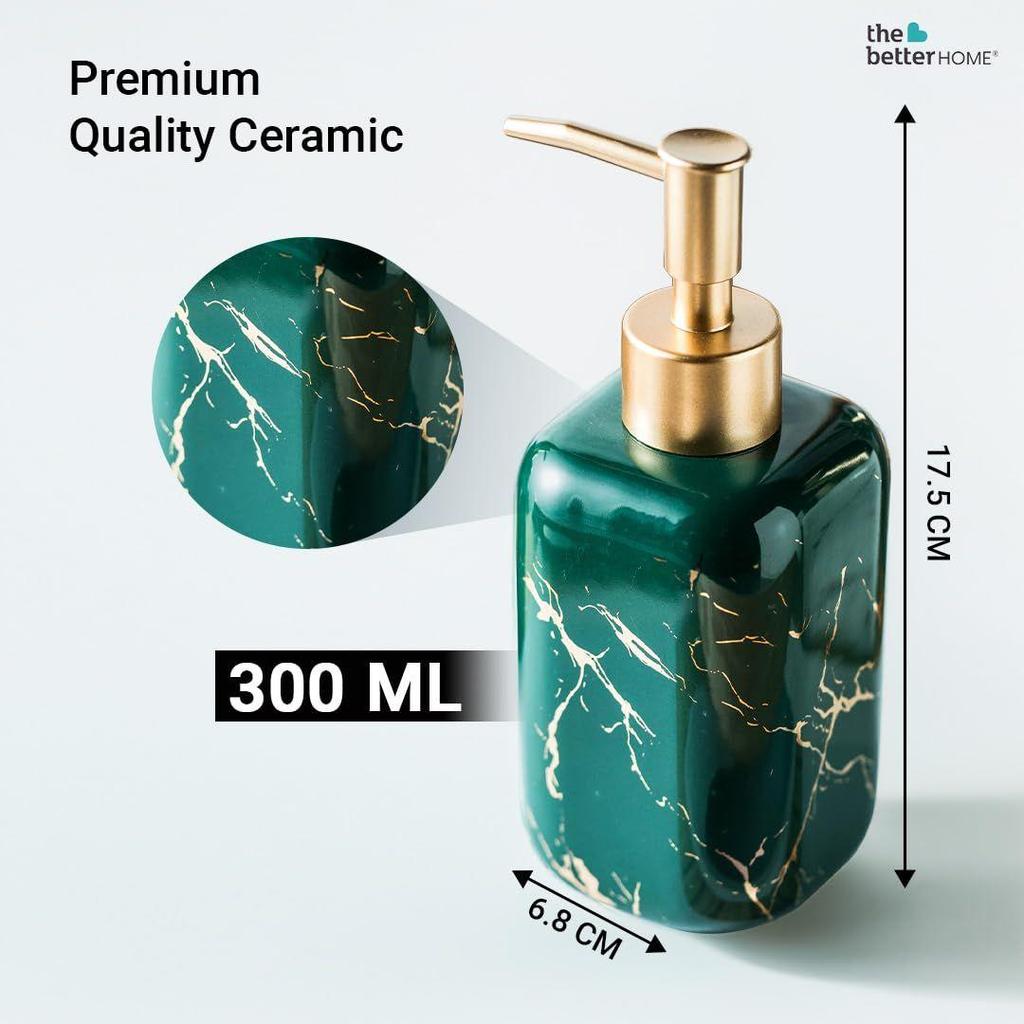 Ceramic Soap Dispenser for Wash Basin Liquid Pump Dispenser | Hand Wash Dispenser for Wash Basin Scratch Proof Smooth Pump
