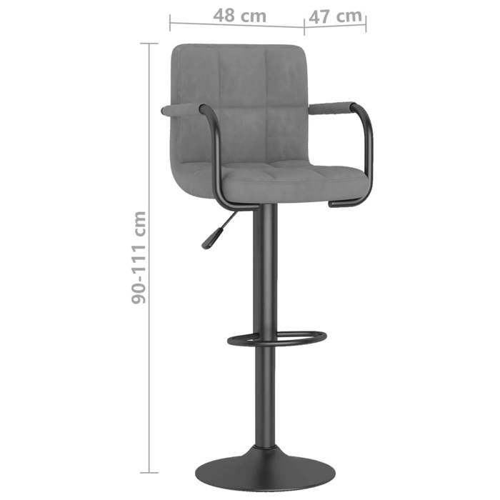 VidaXL Tabouret de Bar Siège de Pub Chaise Pivotante de Bar Fauteuil de Comptoir Siège de Bistrot Tabouret de Bistrot 334648