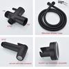 Portable Handheld Toilet Bidet Sprayer Gun Holder Self Cleaning Wash Bidet Faucet Spray 3 Way Valve Bathroom Shower Head Hose