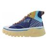 Li Ning Wave Boot Slip Resistant, Abrasion Resistant, Lightweight High top Casual Shoes Women's Blue White AGCQ458-1