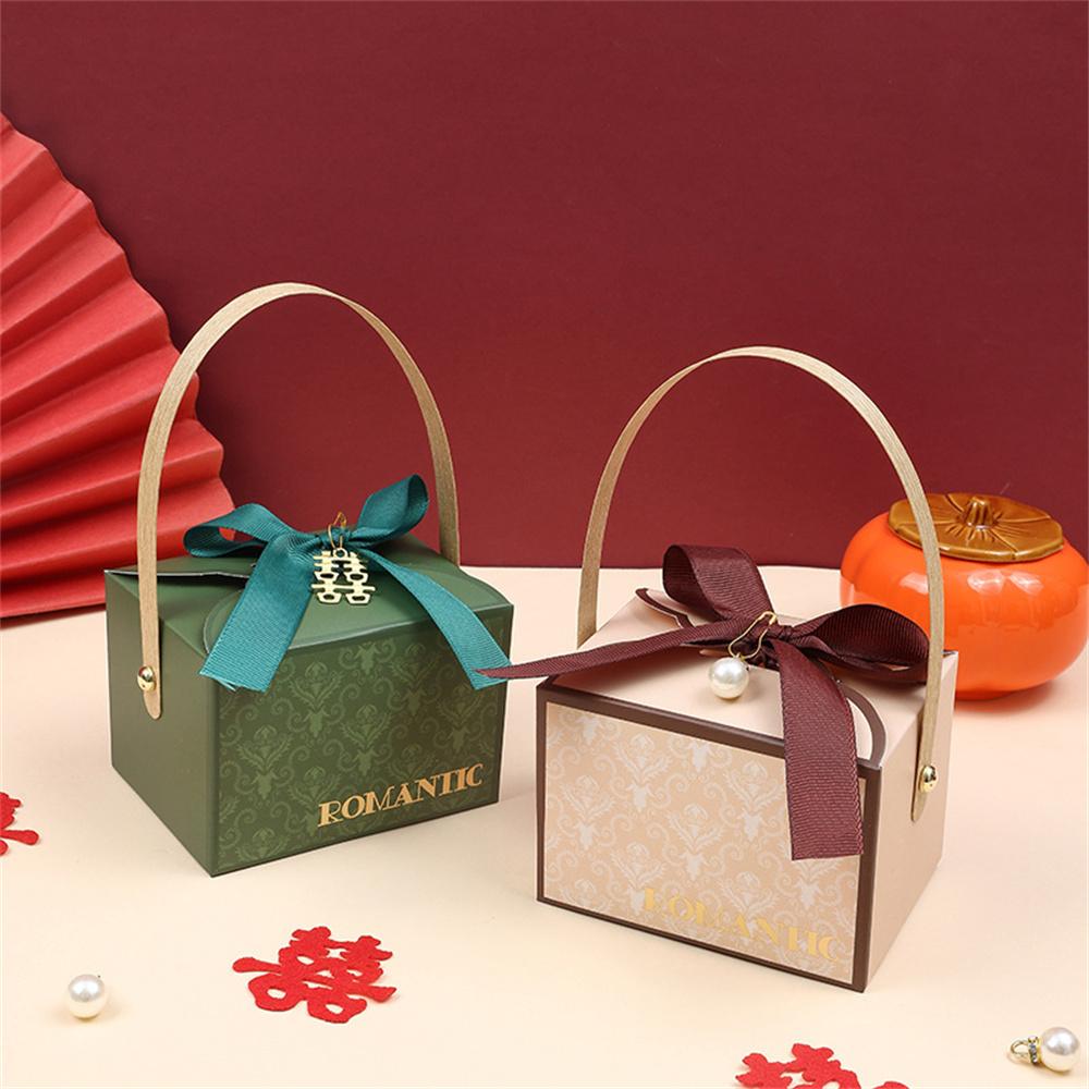 New Candy Box Champagne Gift Bags Birthday Baby Shower Favors Handheld Chocolate Gift Packing Box Decoration for Guests