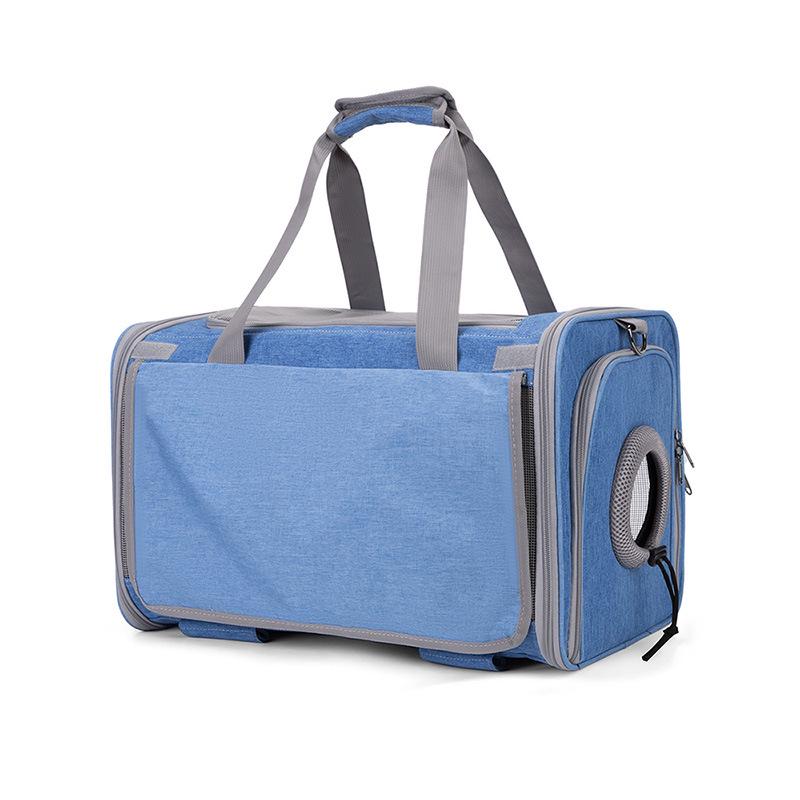 

Large Capacity Pet Travel Bag: Handheld, Single Shoulder, Crossbody, Lightweight, Airline Approved