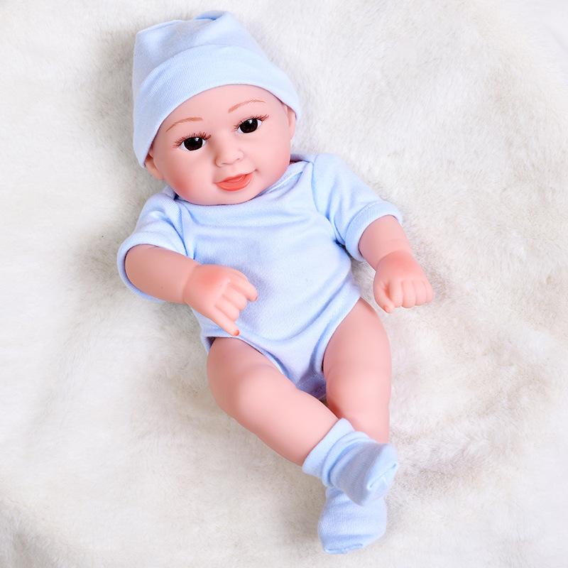30cm Silicone Reborn Baby Doll - Soft Sleep Companion & Child Role-Playing Toy